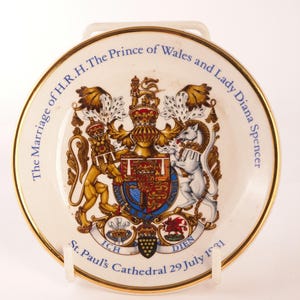 Prince Charles and Lady Diana Commemorative plate, 1981