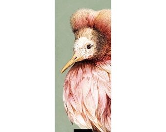 Calendario de pared artístico 2026 - Pájaros e insectos en acuarela, regalo de naturaleza