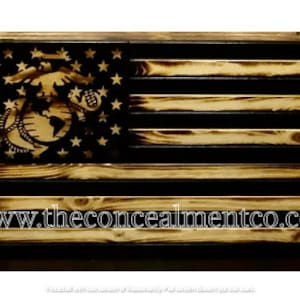 Black and Natural Marine concealment flag