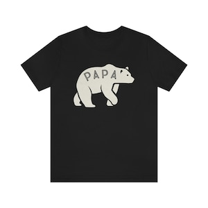 Chemise papa ours : cadeau nouveau-né, t-shirt fête des pères