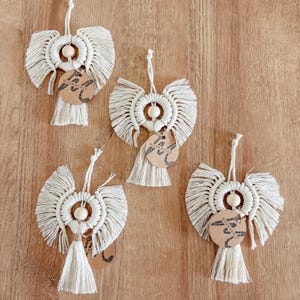 Macrame ornaments, angel ornaments, Christmas tree ornaments, Christmas tree angel, handmade ornament, handmade Christmas ornament, angels