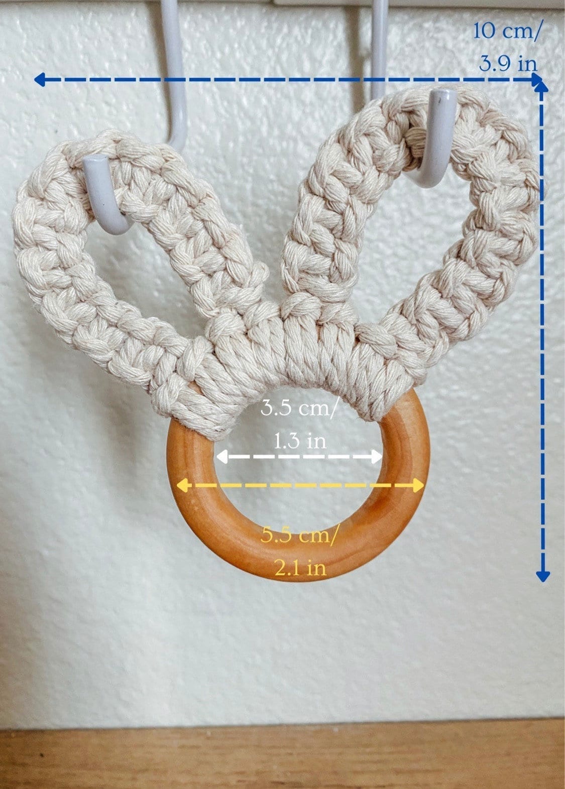 Macrame Baby Toy Baby Teether Baby Shower Gift Ideas Etsy