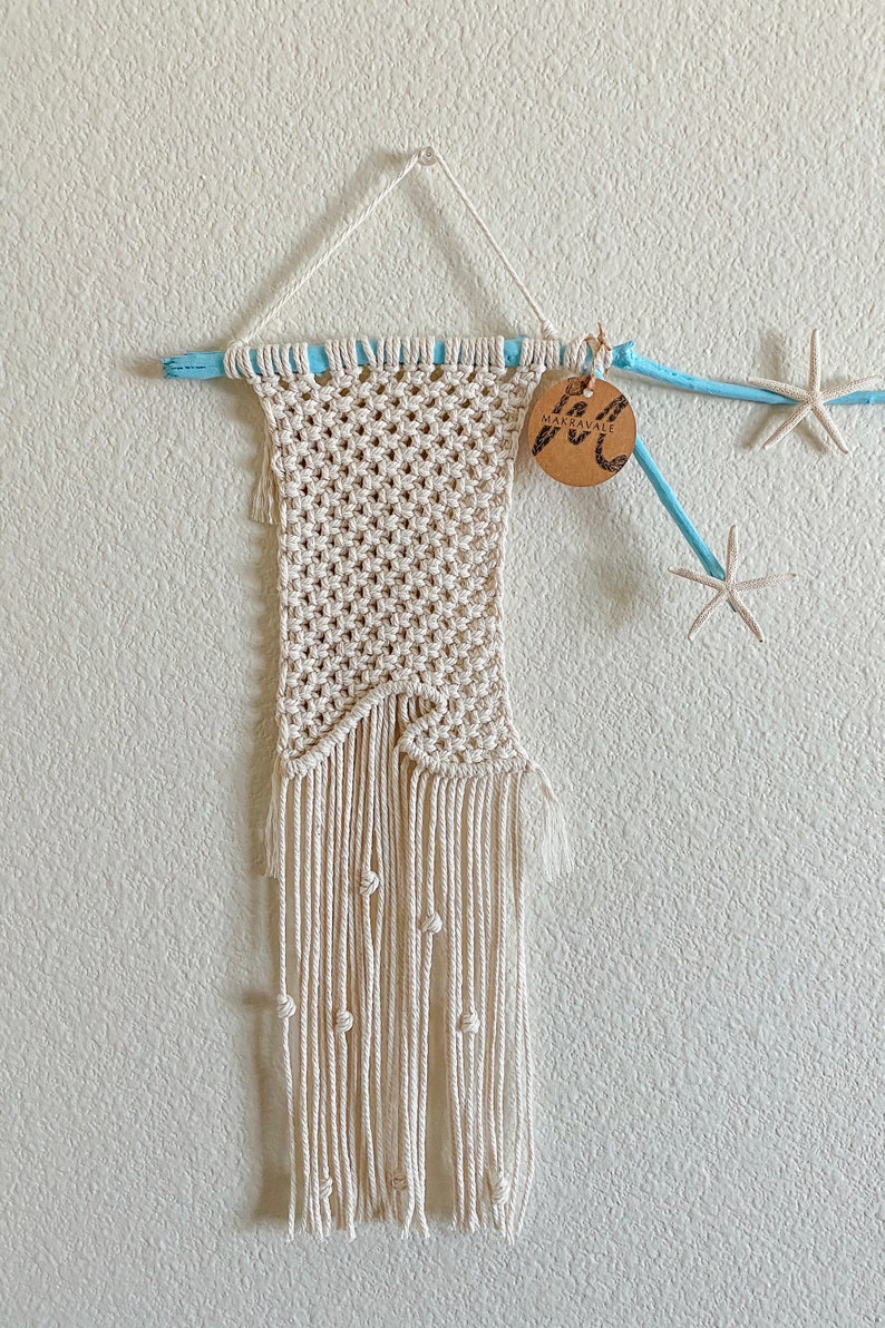 Macrame Wave Wall Hanging, Macrame Wall Decor, Handmade Wall Decor ...