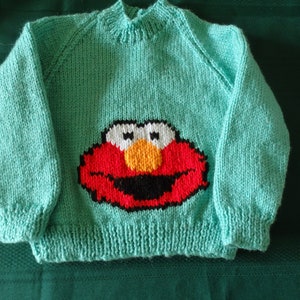 Handgestrickter Pullover für Kinder in den Größen 2 bis 6, Farbe nach Wahl
