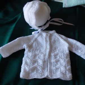 NEW - Hand knitted baby layette