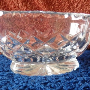 Vintage  Pretty Crystal Creamer/gravy boat