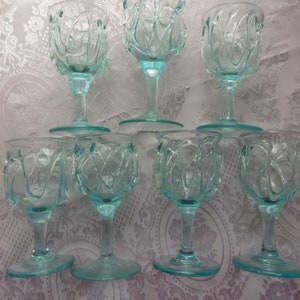 Gondel Weingläser, mundgeblasenes Murano Glas.  7 Stück jeweils einzeln