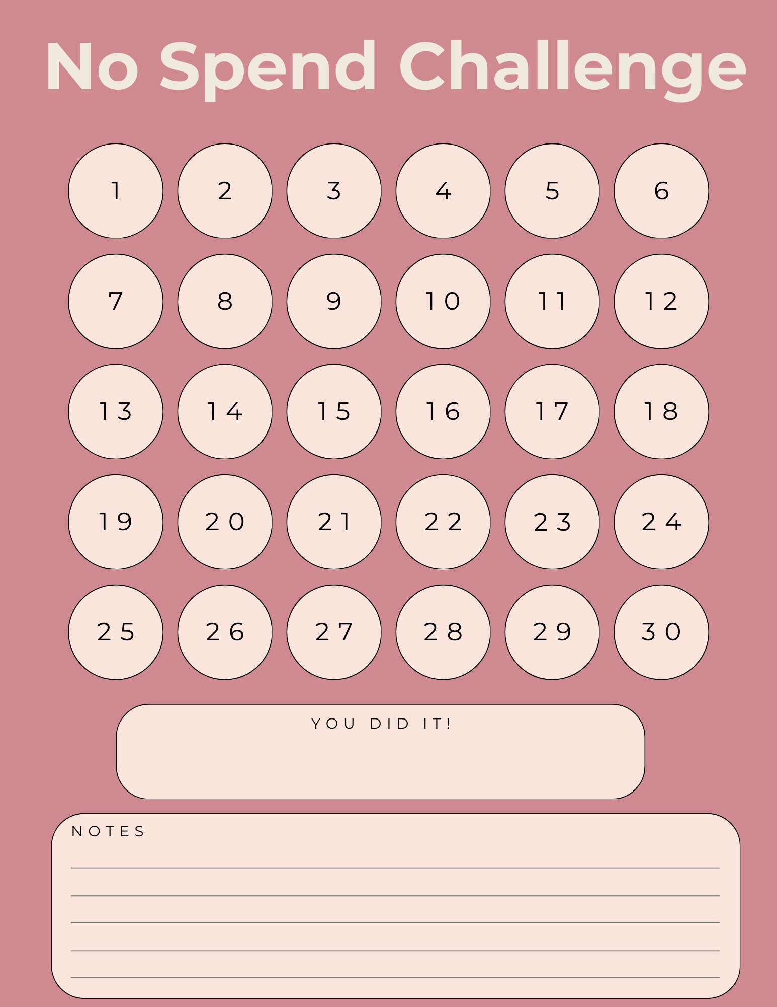 Savings Challenge Digital PDF Printables - Etsy