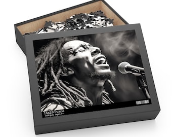 Bob Marley Puzzle (120, 252, 500-Piece), Entertainment, Family Games,