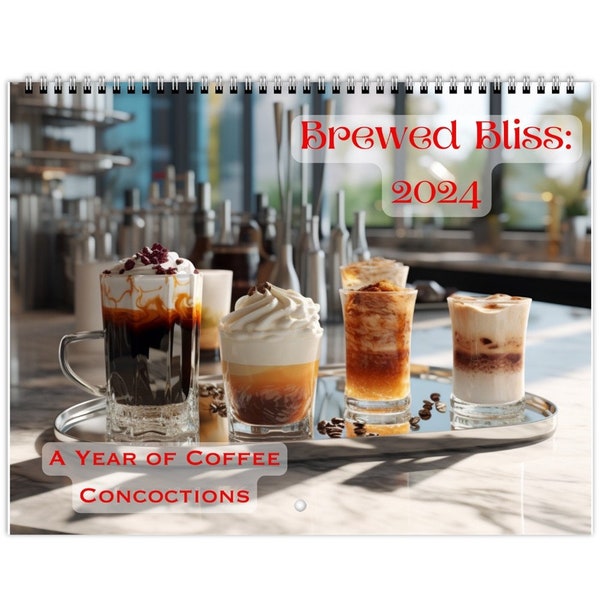 2024 Coffee Calendar Etsy