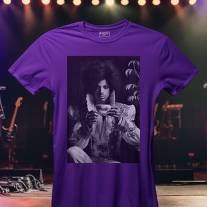 Celebrity Coffee T-Shirt - Coffee Lover, Novelty Gift, Celebrities, T-Shirt, Coffee, Prince