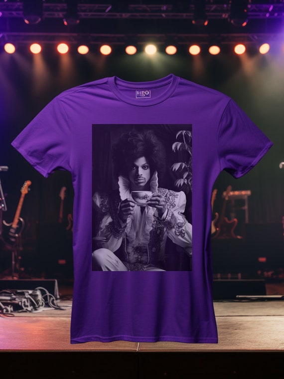 Celebrity Coffee T-Shirt - Coffee Lover, Novelty Gift, Celebrities, T-Shirt, Coffee, Prince