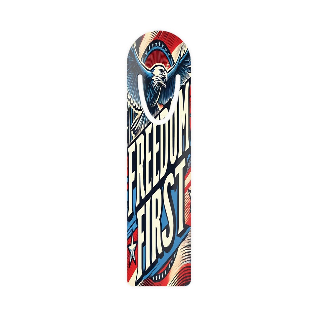 Freedom Bookmarks Freedom First Bookmark, Book Accessories, 2024 Election Democracy, Book ...