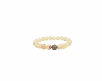 Honey Jade Gemstone Bracelet