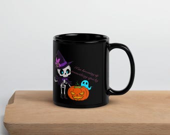 Spooky Brew Halloween Coffee Mug - RainbowNinja Art