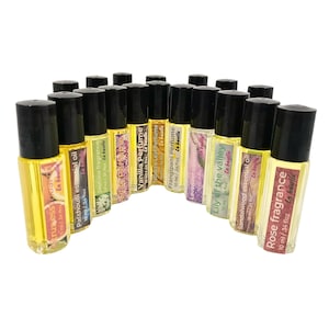 Perfume Oil Roll-On, 10ml Fragrance, Vegan, long lasting, Alcohol free, Attar.