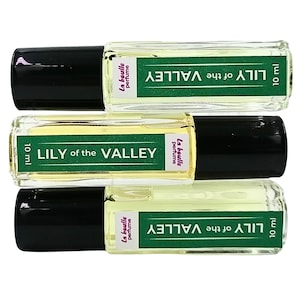 Lily of the Valley Roll-On Perfume - Long-Lasting Fresh Floral Fragrance - Vegan, Handmade, 10ml Rollerball