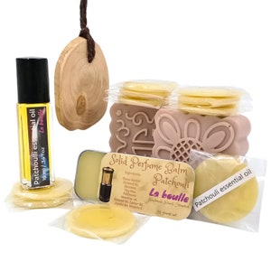 I Love Patchouli. Scented Cosmetic Package. 5 Products + a little surprise. Handmade in UK.
