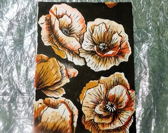 Poppies Lithograph Print