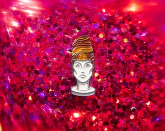 Beehive Hairdo Enamel Pin