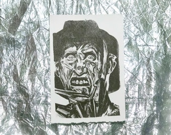 Freddy Krueger Lithograph Print