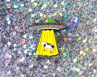 UFO Enamel Pin