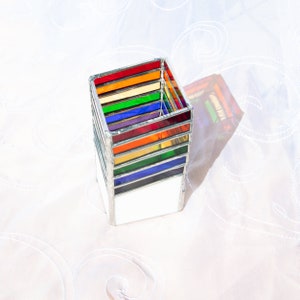 Rainbow Candle Holder 5 Tall image 2