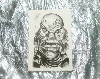 Creature from the Black Lagoon Lithograph Print
