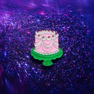 Pink Cake Enamel Pin