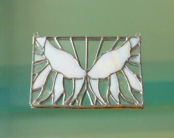 Virgo Zodiac Sign Stained Glass Suncatcher