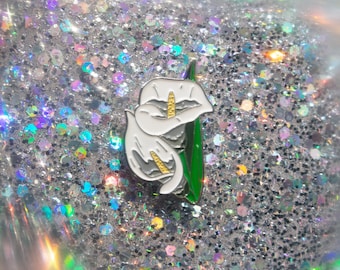 Calla Lily Enamel Pin
