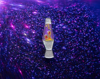 Lava Lamp Enamel Pin