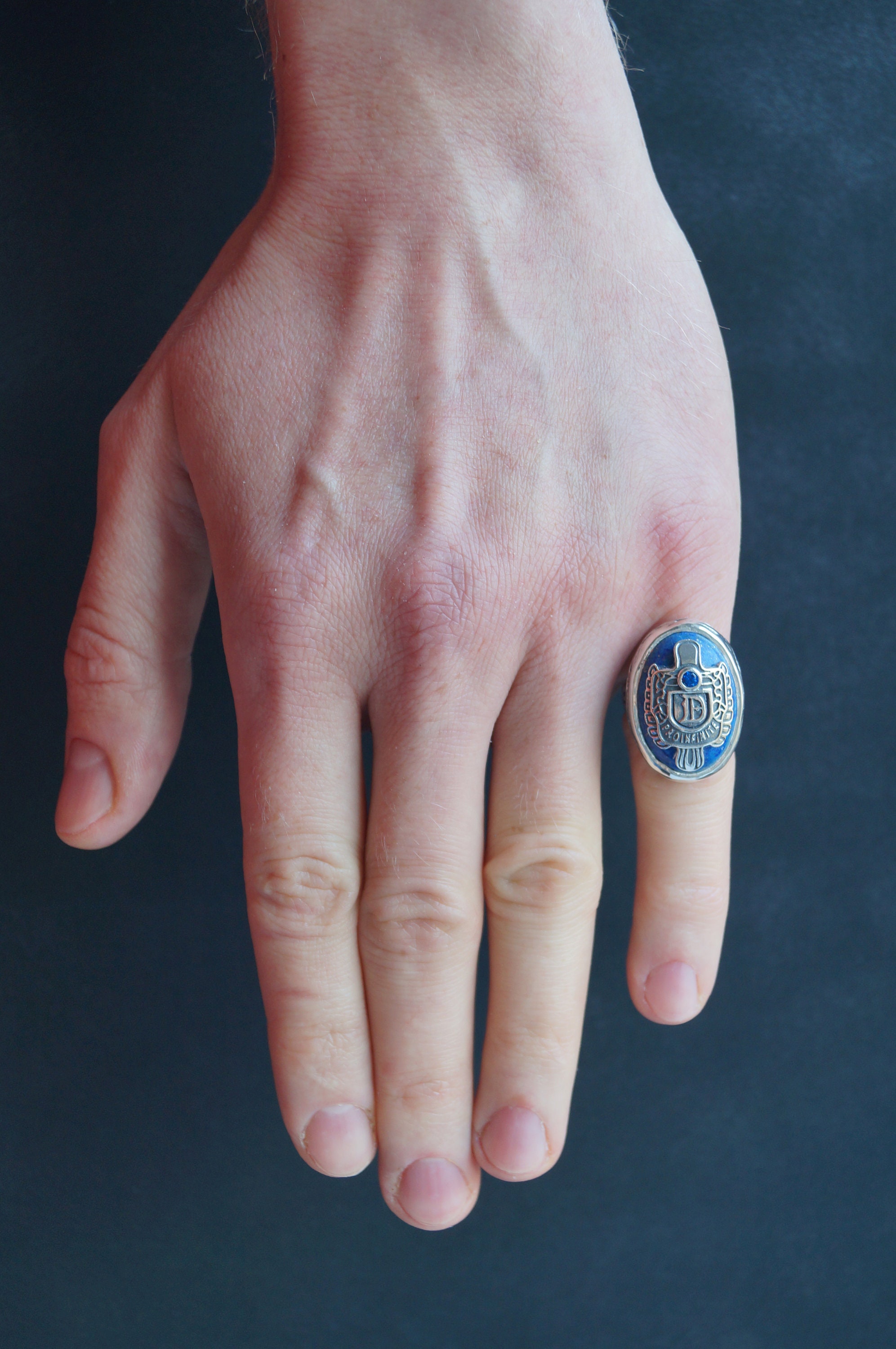 Ring Damon Salvatore Stefan Salvatore Vampire sterling silver Etsy