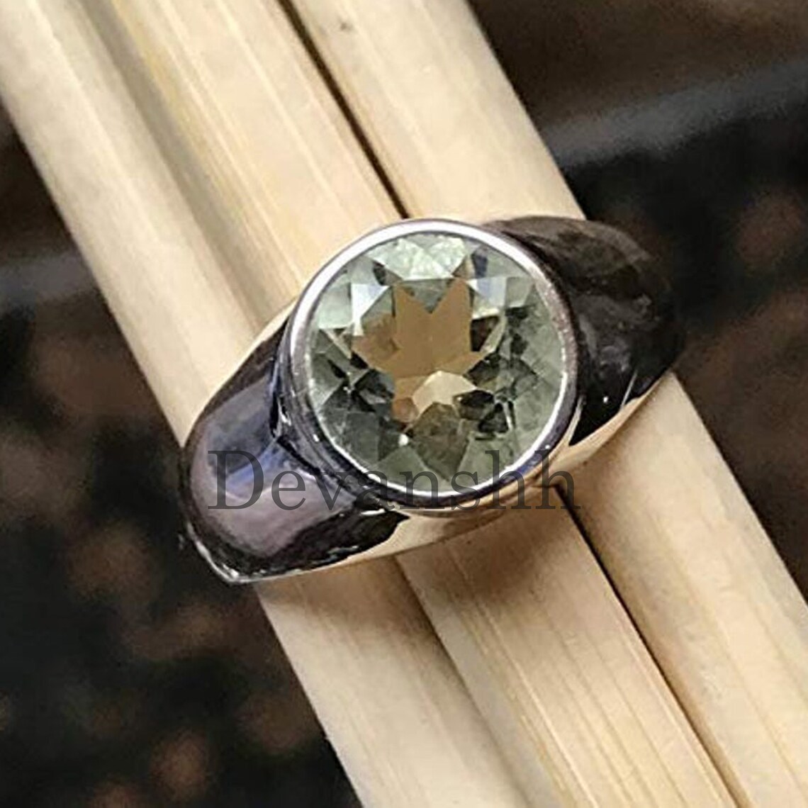 vintage green amethyst ring vintage green amethyst ring