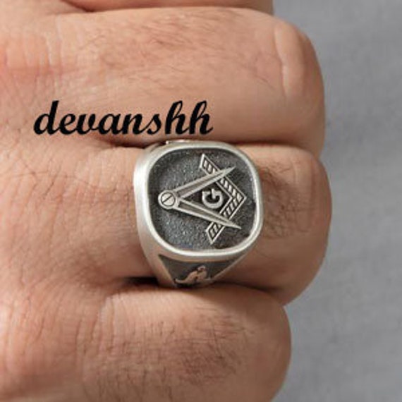 925 Sterling Silber Männer Ring Signet Stil Handgefertigt Ottomane Größe 6-13 925 Sterling Silber Männer Ring Signet Stil Handgefertigt Ottomane Größe 6-13