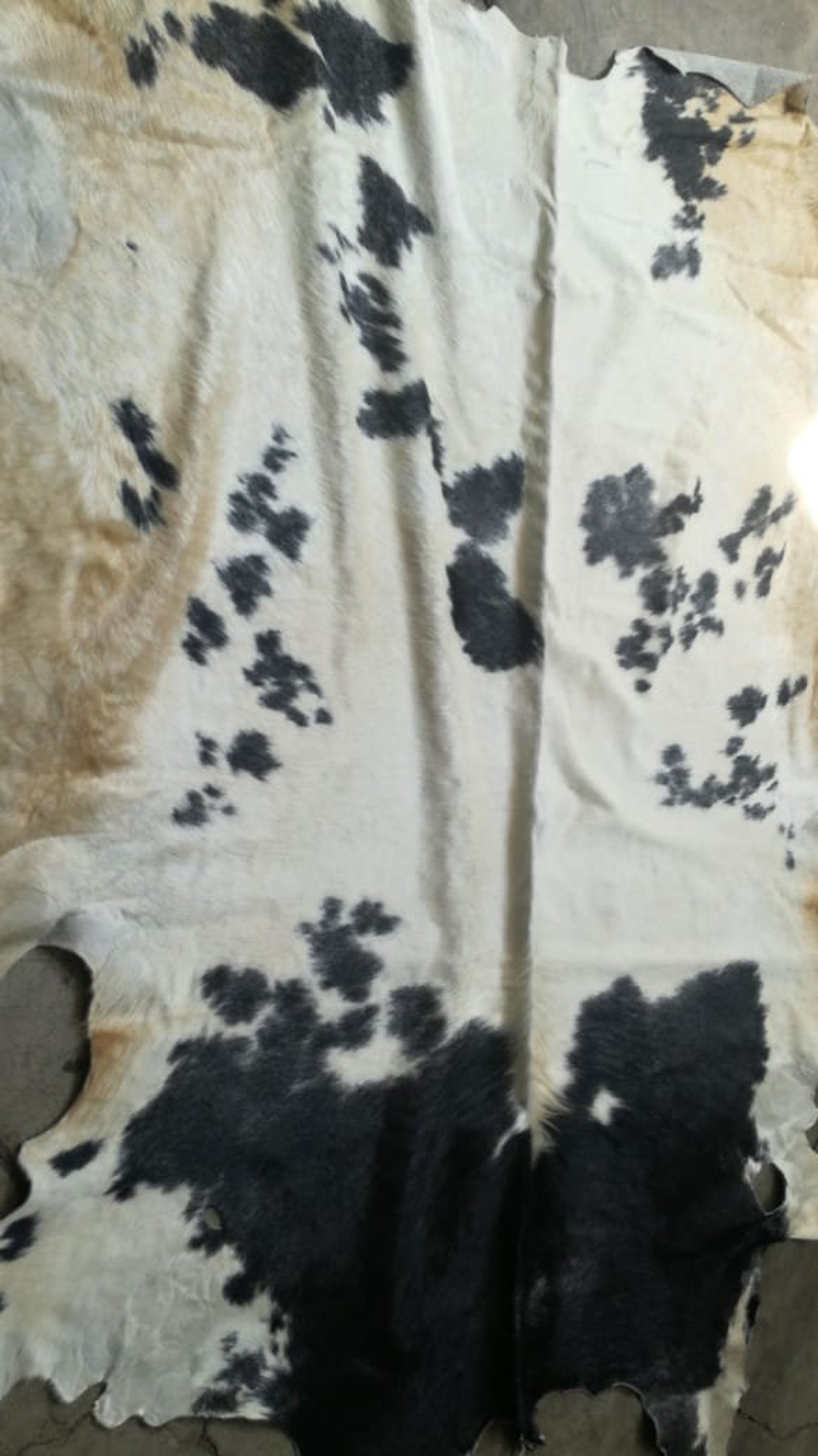 Cowhide Clutch Authentic Leather Cowhide Both Sides Wristlet Etsy