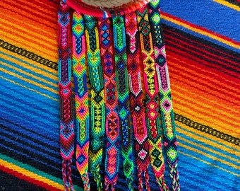 Friendships bracelets Hand embroidered Authentic from Mexico Unisex friendship bracelets Summer gifts Boho and hippie bracelets Bohemian.