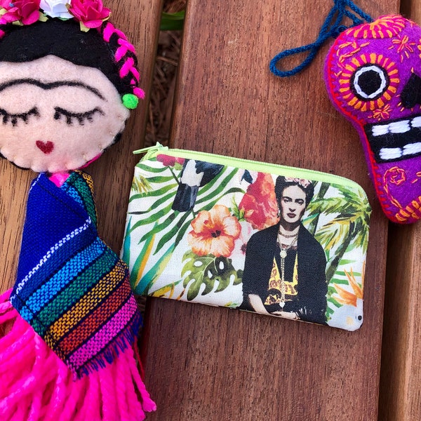 Mexican coin purse Mexican inspired authentic and beautiful as she was Mexican small coin bag cute and feminine stocking stuffers for her