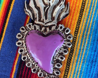 Sagrado corazón mexicano Milagro corazones regalo católico auténtico arte popular de México regalo del día de San Valentín impresionantes decoraciones para el hogar Mi corazon