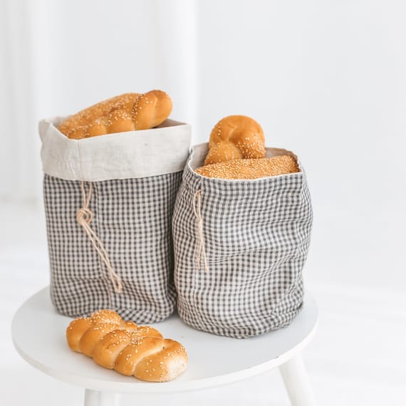 Etsy linen bread bag sales