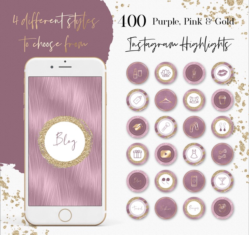 purple instagram highlight icons purple instagram highlight icons