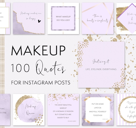 100 Makeup Quotes For Instagram – QCUJPI