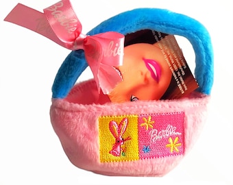 Mattel, (2001) Barbie, Plush Easter Basket, New”