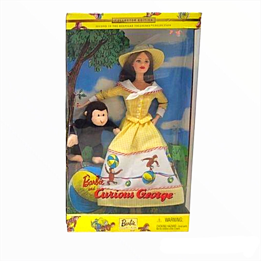 Mattel 2000 Barbie and Curious George Collectors Edition - Etsy