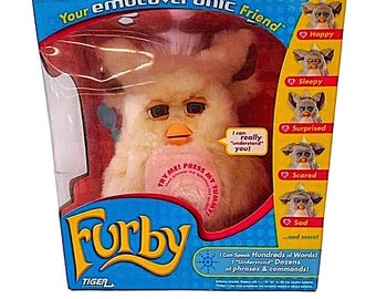 ファービー チャコール 2005 動作中 希少 黒と白 ファービ スペイン語