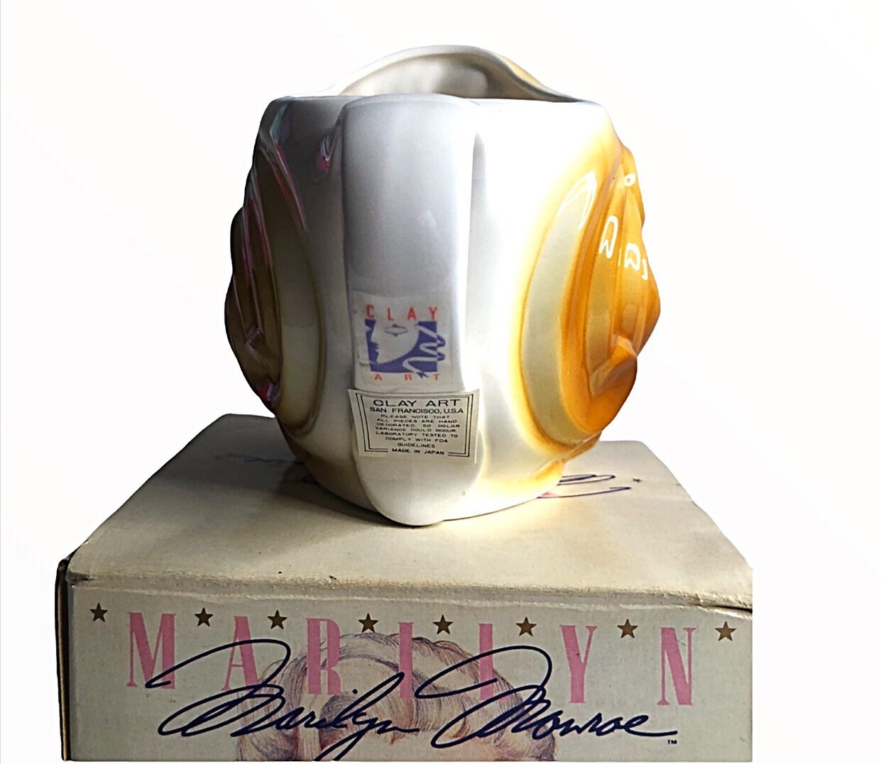 Clay Art, Marilyn Monroe (1988) Ceramic Mug (new) - Etsy