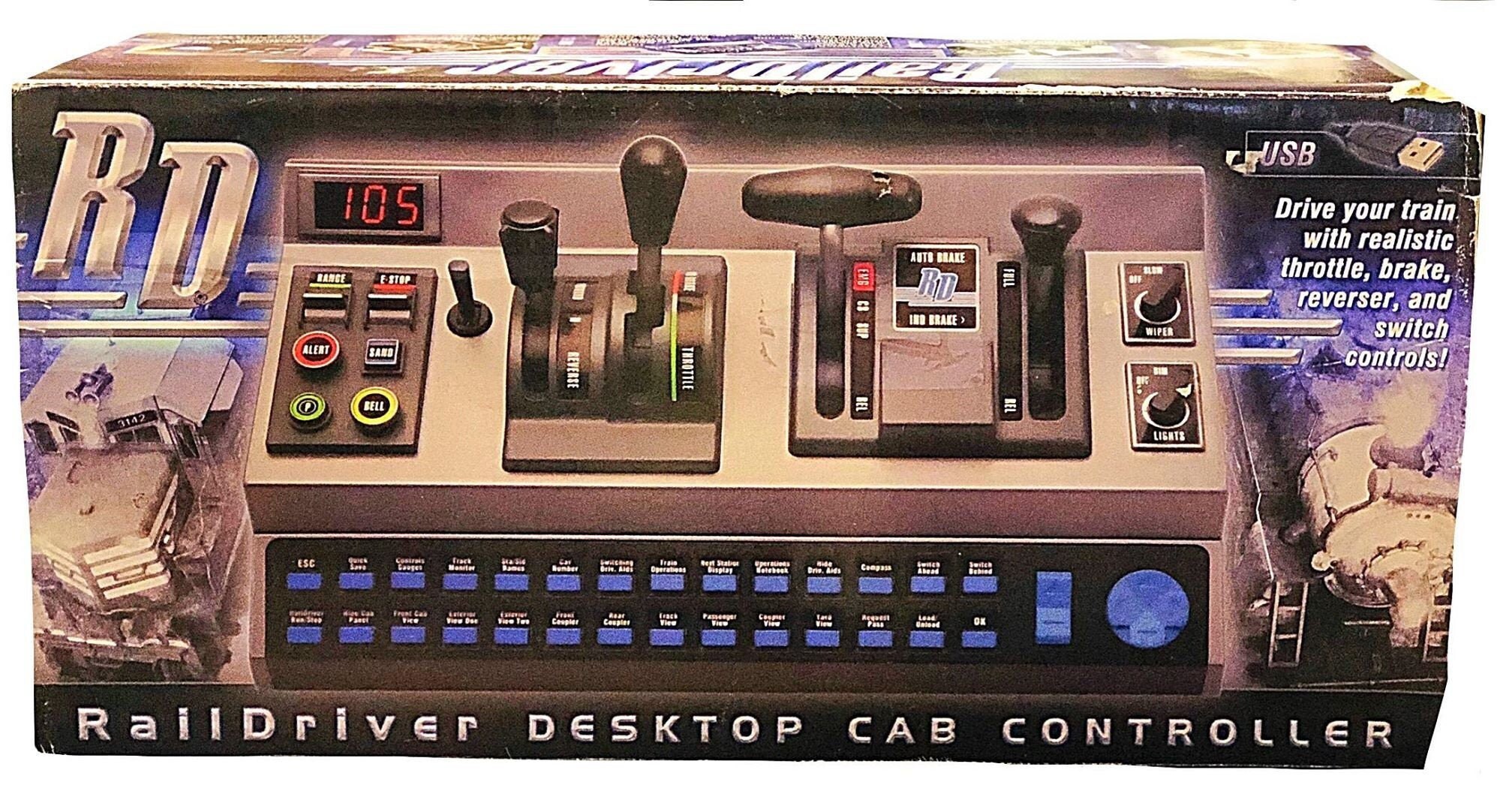 RailDriver Desktop Train Cab Controller -Drive your train