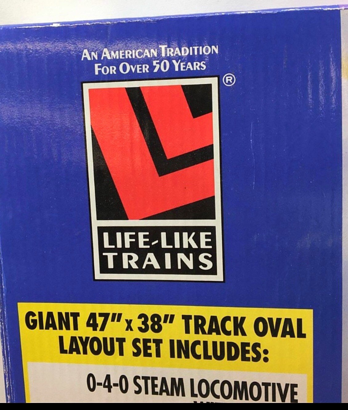 Life Like Trains, vintage Iron Horse, Electric Train Set, w Giant Track