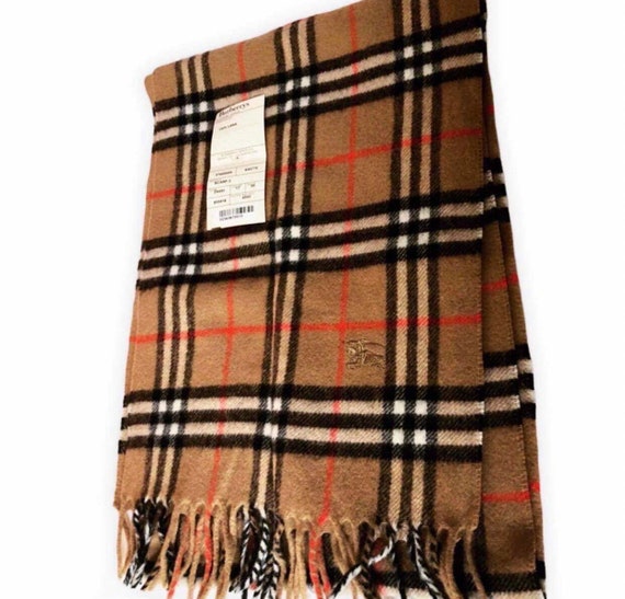 Burberry, Accessories, Burberry Giant Check Print Wool Silk Scarf