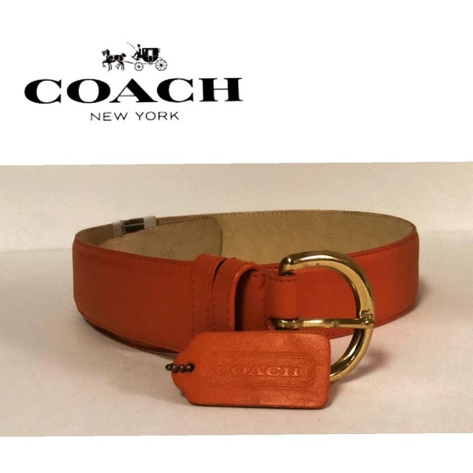 Coach vintage Leather Belt With Hang Tag - Etsy